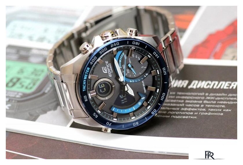 Наручные часы Casio Edifice ECB-900DB-1B - Изображение №6 — Интернет-магазин ПроЗаказ
