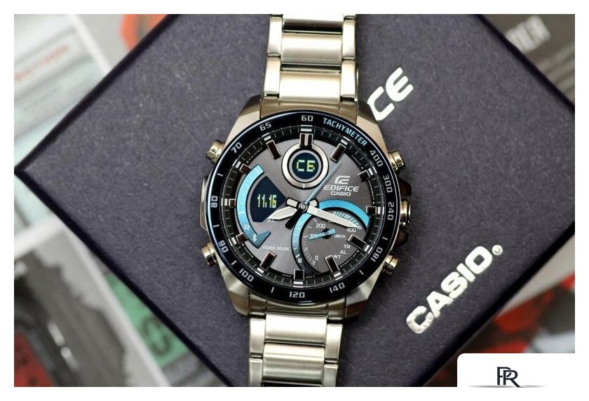 Наручные часы Casio Edifice ECB-900DB-1B - Изображение №7 — Интернет-магазин ПроЗаказ
