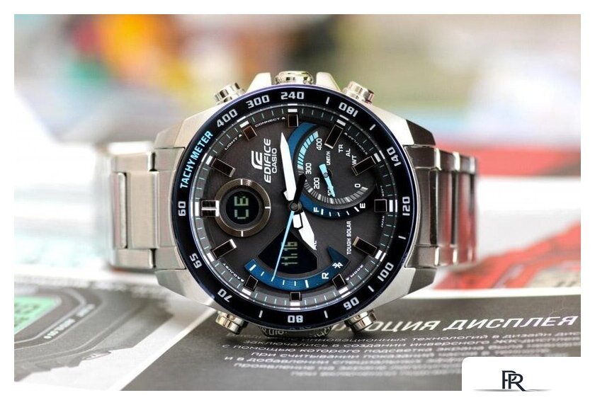 Наручные часы Casio Edifice ECB-900DB-1B - Изображение №5 — Интернет-магазин ПроЗаказ
