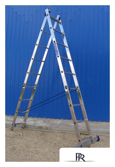 Лестница-стремянка Алюмет двухсекционная универсальная 5210 2x10 - Изображение №4 — Интернет-магазин ПроЗаказ