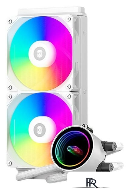 Система жидкостного охлаждения для процессора PCCooler DA240 ARGB (белый) - Изображение №1 — Интернет-магазин ПроЗаказ