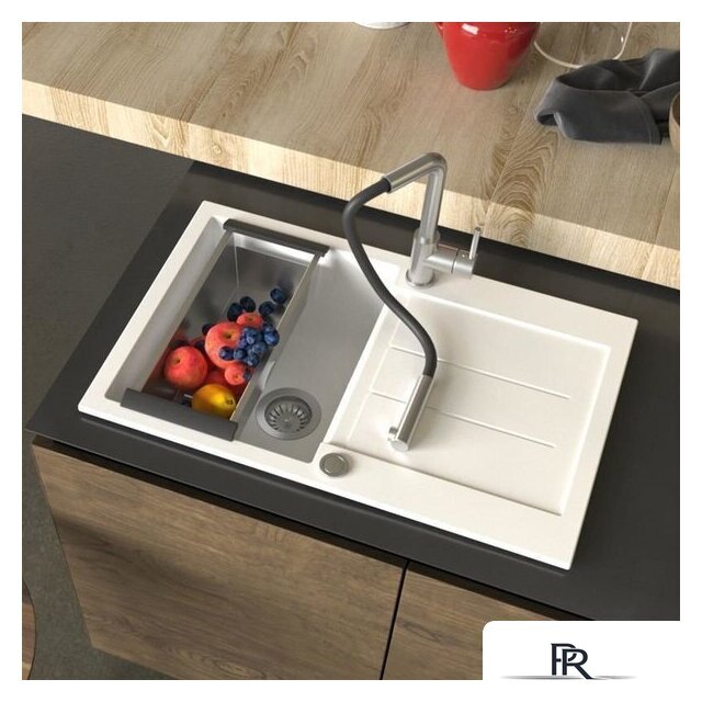 Кухонная мойка Aquasanita Tesa SQT101AW (alba 710) - Изображение №11 — Интернет-магазин ПроЗаказ