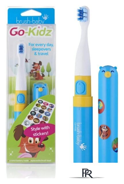 Электрическая зубная щетка Brush-Baby Go-Kidz Travel (синий) - Изображение №1 — Интернет-магазин ПроЗаказ