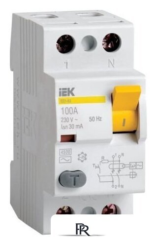 Устройство защитного отключения IEK ВД1-63 2Р 40А 300мА MDV10-2-040-300 - Изображение №1 — Интернет-магазин ПроЗаказ