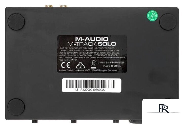 Аудиоинтерфейс M-Audio M-Track Solo - Изображение №8 — Интернет-магазин ПроЗаказ