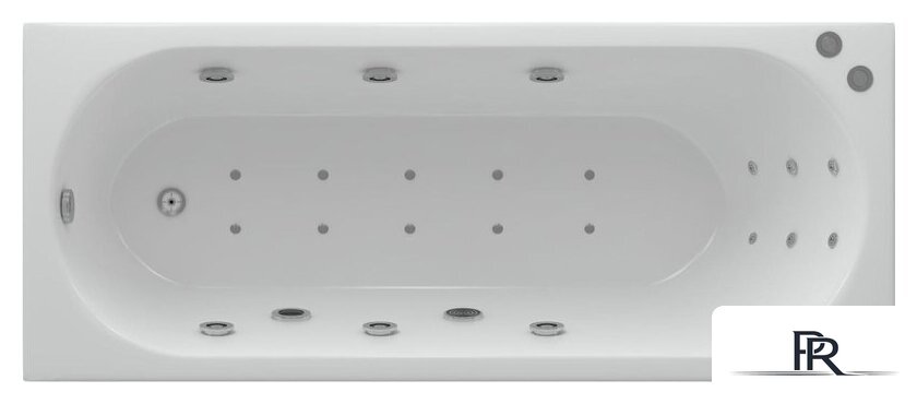 Ванна Aquatek Оберон 170x70 без гидромассажа (слив справа) - Изображение №1 — Интернет-магазин ПроЗаказ