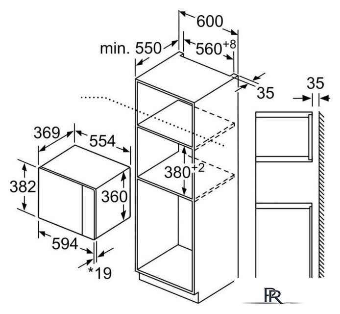 Микроволновая печь Bosch Serie 6 BEL454MB1F - Изображение №3 — Интернет-магазин ПроЗаказ