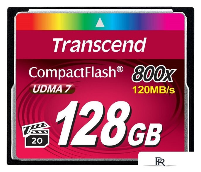 Карта памяти Transcend 800x CompactFlash Premium 128GB (TS128GCF800) - Изображение №1 — Интернет-магазин ПроЗаказ