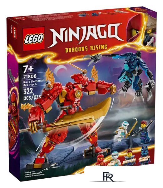 Конструктор LEGO Ninjago 71808 Стихийный огненный робот Кая - Изображение №1 — Интернет-магазин ПроЗаказ