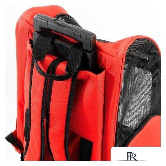 Рюкзак-переноска Ferplast Trolley 85740099 (красный) - Изображение №3 — Интернет-магазин ПроЗаказ