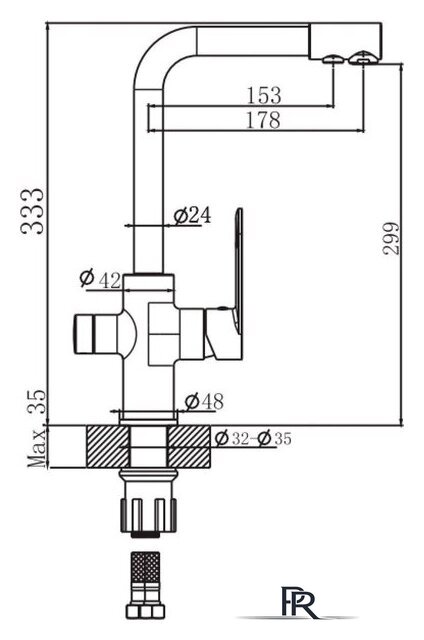 Смеситель Lauter Sleek 21CK7691C - Изображение №2 — Интернет-магазин ПроЗаказ