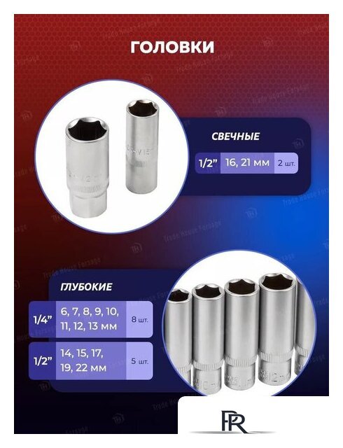 Универсальный набор инструментов Yataforce YF-41252-5(58794) - Изображение №13 — Интернет-магазин ПроЗаказ