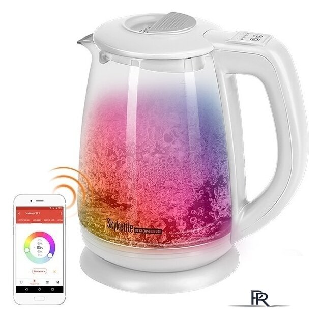 Электрический чайник Redmond (Редмонд) SkyKettle RK-G212S (белый) - Изображение №1 — Интернет-магазин ПроЗаказ