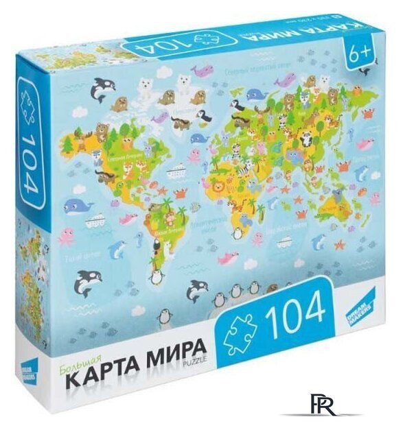 Пазл Dream Makers Карта мира RI1003C - Изображение №1 — Интернет-магазин ПроЗаказ