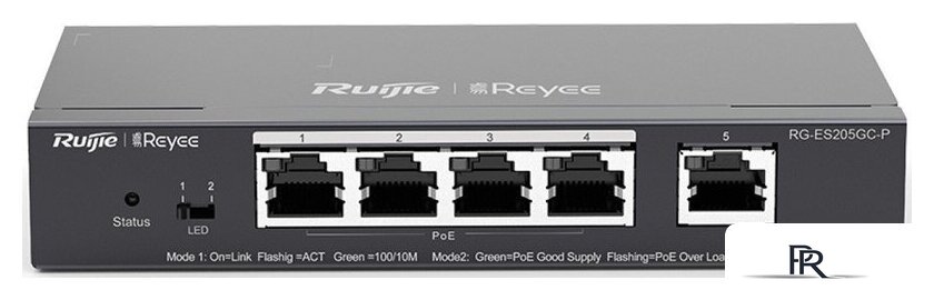 Настраиваемый коммутатор Ruijie Networks RG-ES205GC-P - Изображение №1 — Интернет-магазин ПроЗаказ