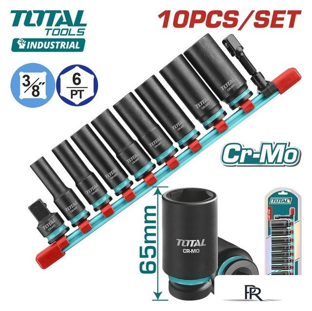 Набор головок слесарных Total THKISD38106L - Изображение №1 — Интернет-магазин ПроЗаказ
