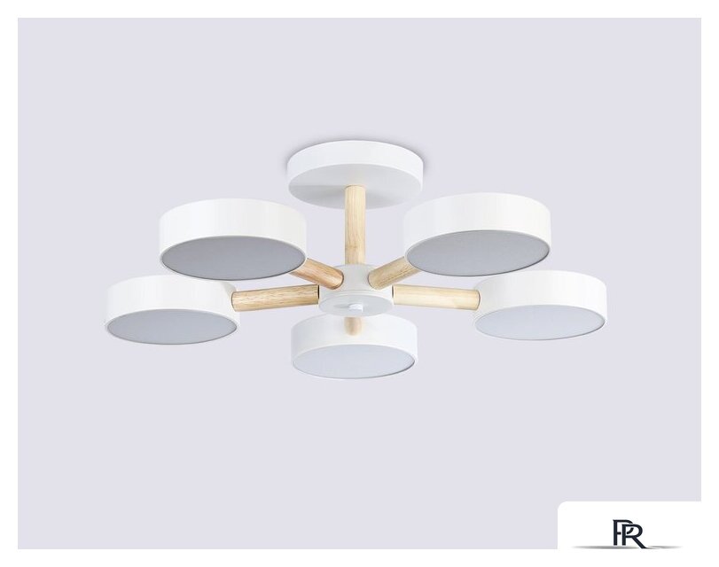Припотолочная люстра Ambrella light FL4825/5 WH - Изображение №3 — Интернет-магазин ПроЗаказ