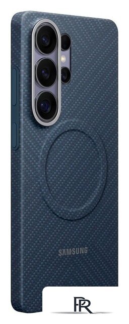 Чехол для телефона Samsung Carbon Magnet Case для Samsung Galaxy S26 Ultra (темно-синий) - Изображение №4 — Интернет-магазин ПроЗаказ