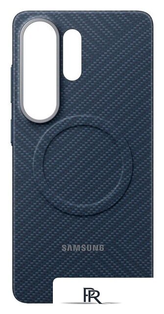 Чехол для телефона Samsung Carbon Magnet Case для Samsung Galaxy S26 Ultra (темно-синий) - Изображение №1 — Интернет-магазин ПроЗаказ