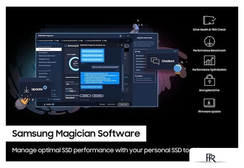 SSD Samsung 990 Pro с радиатором 1TB MZ-V9P1T0GW - Изображение №5 — Интернет-магазин ПроЗаказ