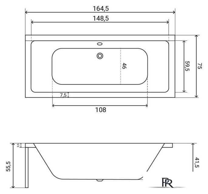 Ванна Lauter Oasis 165х75 21203065 - Изображение №29 — Интернет-магазин ПроЗаказ
