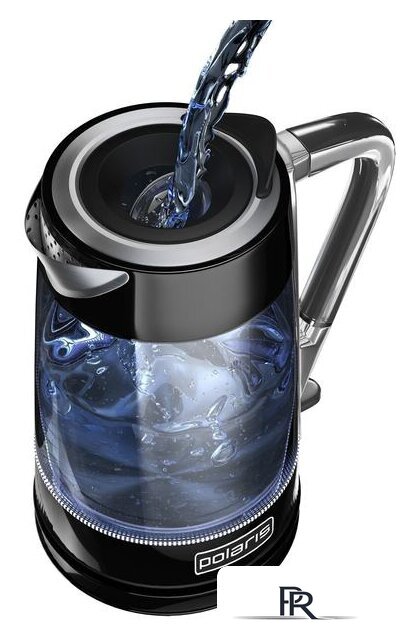 Электрический чайник Polaris PWK 1715CGL Water Way Pro (черный) - Изображение №1 — Интернет-магазин ПроЗаказ