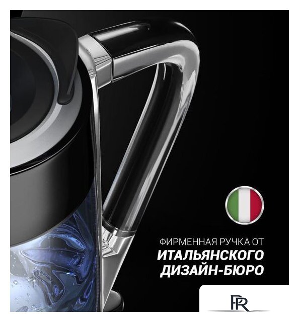 Электрический чайник Polaris PWK 1715CGL Water Way Pro (черный) - Изображение №9 — Интернет-магазин ПроЗаказ