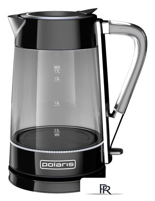 Электрический чайник Polaris PWK 1715CGL Water Way Pro (черный) - Изображение №3 — Интернет-магазин ПроЗаказ