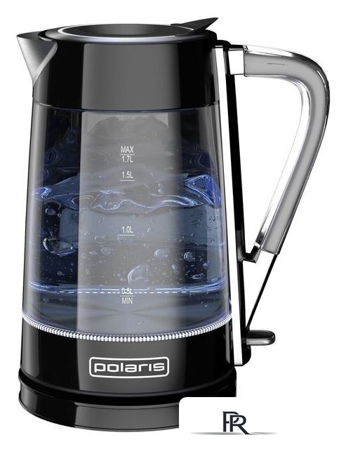 Электрический чайник Polaris PWK 1715CGL Water Way Pro (черный) - Изображение №2 — Интернет-магазин ПроЗаказ