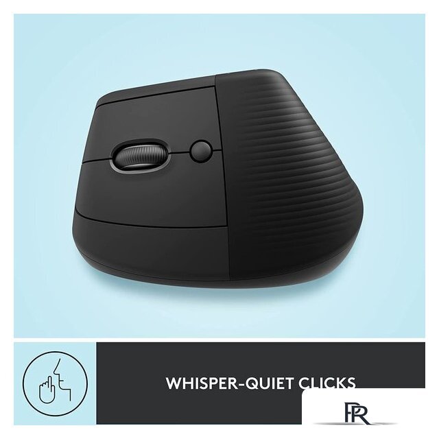 Вертикальная мышь Logitech Lift Left (графит) - Изображение №5 — Интернет-магазин ПроЗаказ
