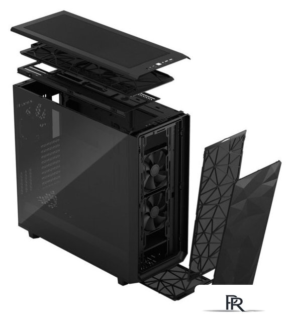 Корпус Fractal Design Meshify 2 XL Light Tempered Glass Black FD-C-MES2X-02 - Изображение №22 — Интернет-магазин ПроЗаказ