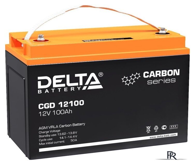 Аккумулятор для ИБП Delta CGD 12100 (12В/100 А·ч) - Изображение №1 — Интернет-магазин ПроЗаказ