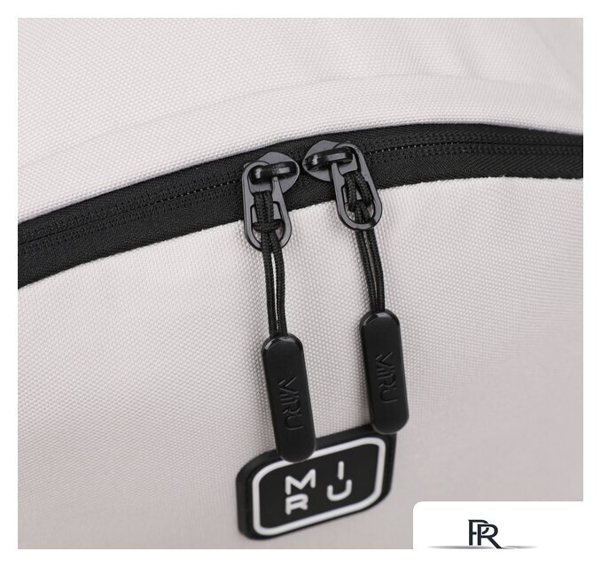 Городской рюкзак Miru City Extra Backpack 15.6 (светло-серый) - Изображение №3 — Интернет-магазин ПроЗаказ