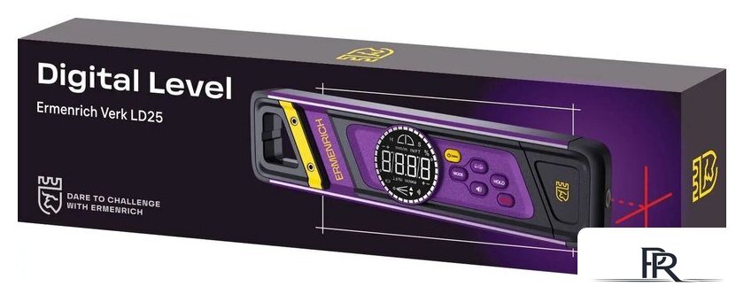 Уровень электронный Ermenrich Verk LD25 с лазером 85682 - Изображение №2 — Интернет-магазин ПроЗаказ