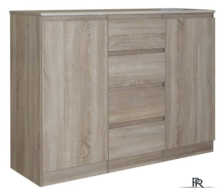 Тумба Евва Турин ТР-2D4S/S (дуб сонома) - Изображение №4 — Интернет-магазин ПроЗаказ