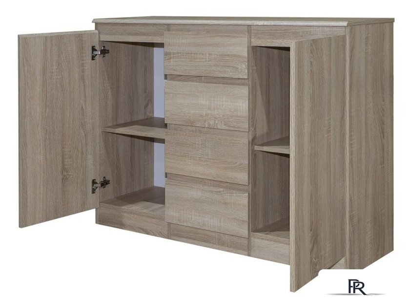 Тумба Евва Турин ТР-2D4S/S (дуб сонома) - Изображение №1 — Интернет-магазин ПроЗаказ