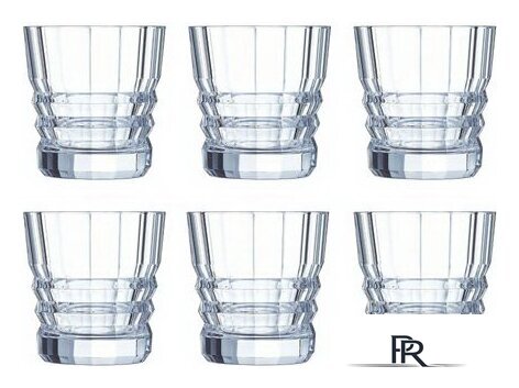 Набор стаканов для виски Cristal d'Arques Architecte Q4353 - Изображение №1 — Интернет-магазин ПроЗаказ