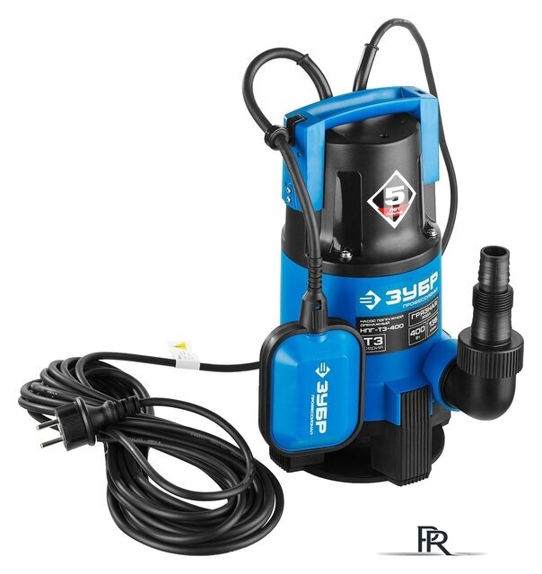 Дренажный насос Зубр НПГ-Т3-400 - Изображение №8 — Интернет-магазин ПроЗаказ