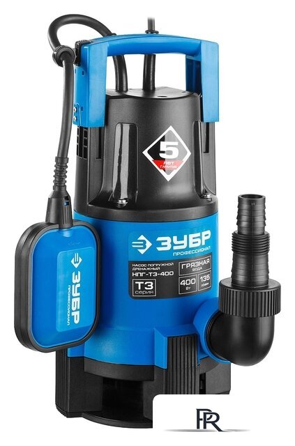 Дренажный насос Зубр НПГ-Т3-400 - Изображение №7 — Интернет-магазин ПроЗаказ