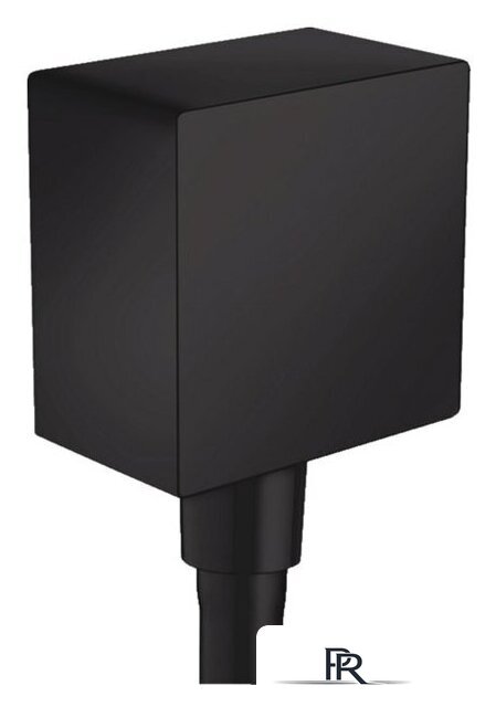 Шланговое подключение Hansgrohe FixFit Square 26455670 (черный матовый) - Изображение №1 — Интернет-магазин ПроЗаказ