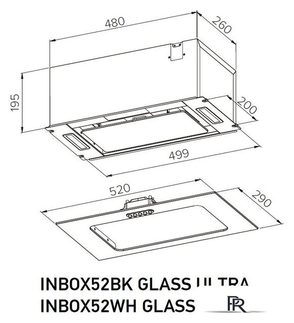 Кухонная вытяжка Meferi INBOX52WH Glass Ultra - Изображение №13 — Интернет-магазин ПроЗаказ
