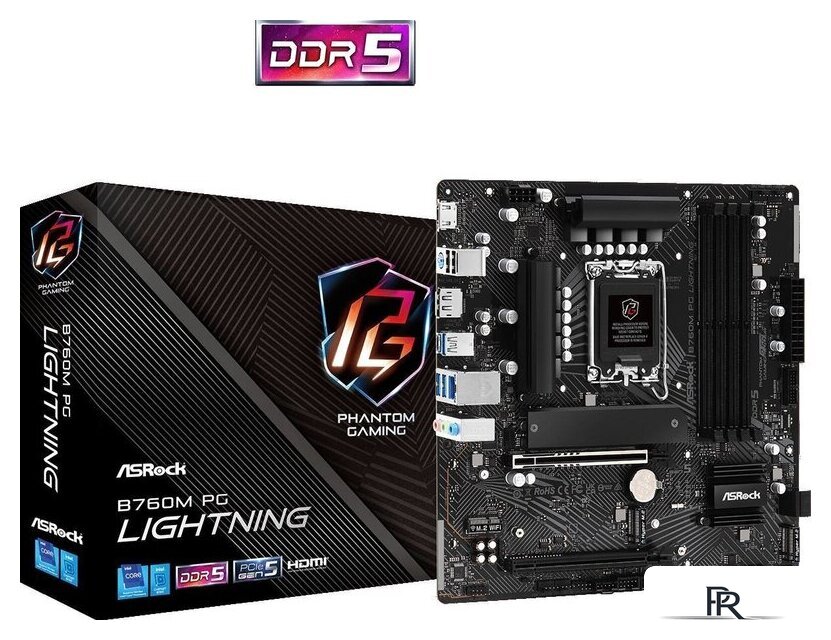 Материнская плата ASRock B760M PG Lightning - Изображение №6 — Интернет-магазин ПроЗаказ
