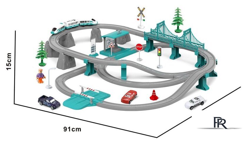 Набор железной дороги Givito Мой город G211-017 - Изображение №2 — Интернет-магазин ПроЗаказ