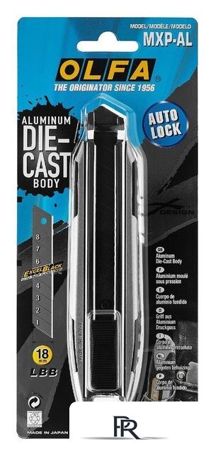 Нож строительный OLFA X-design OL-MXP-AL - Изображение №4 — Интернет-магазин ПроЗаказ