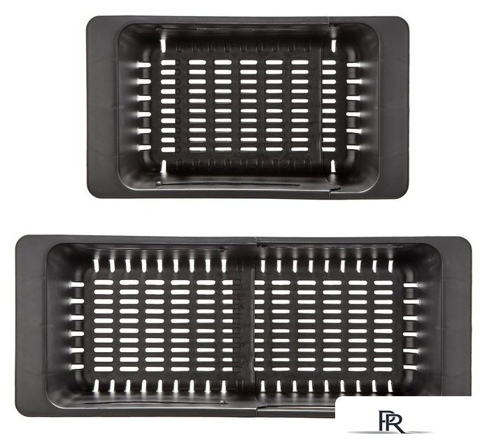 Кухонная мойка Stellar S7550NB-TU-L (нано черный, с доской) - Изображение №9 — Интернет-магазин ПроЗаказ