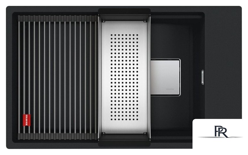 Кухонная мойка Franke Kanon KNG 110-62 125.0633.003 (матовый черный) - Изображение №1 — Интернет-магазин ПроЗаказ