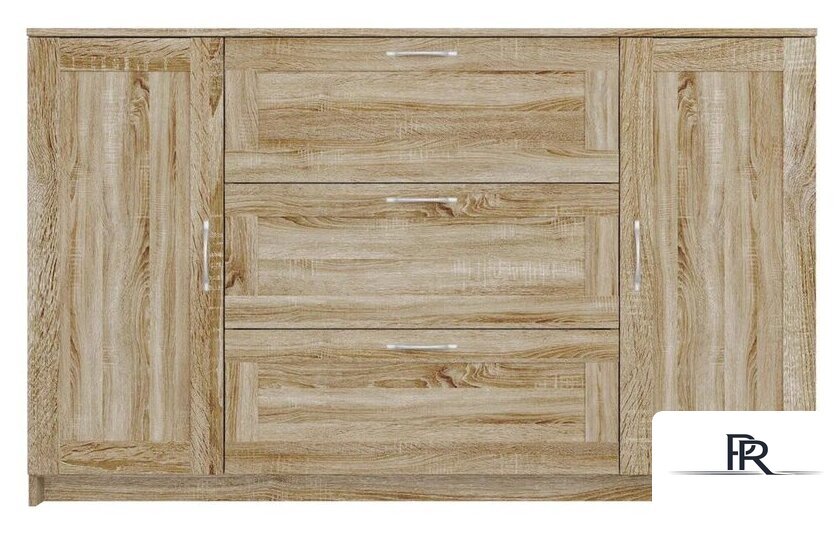 Комод Mio Tesoro Сириус 2 двери и 3 ящика 156x95 2.02.03.290.3 (дуб сонома) - Изображение №2 — Интернет-магазин ПроЗаказ