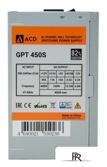 Блок питания ACD GPT450S - Изображение №2 — Интернет-магазин ПроЗаказ