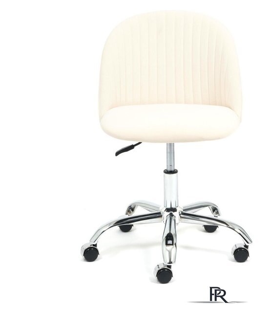 Офисное кресло TetChair Melody (флок, молочный) - Изображение №5 — Интернет-магазин ПроЗаказ