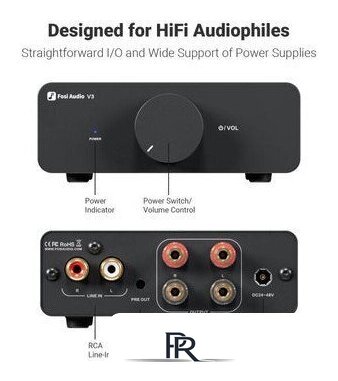 Усилитель мощности Fosi Audio V3 (48V/5A) - Изображение №2 — Интернет-магазин ПроЗаказ